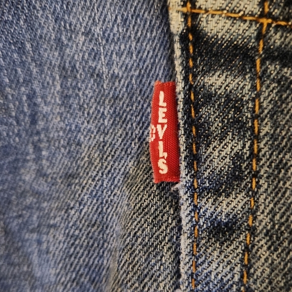 Levi's Vintage Blue Denim Rare Big E Lot 502 Jeans 33X32. - Picture 3 of 14